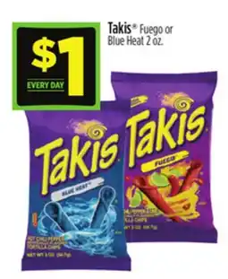Dollar General Takis Fuego or Blue Heat offer