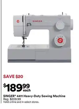 Michaels SInGeR 4411 Heavy-Duty Sewing Machine offer