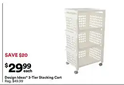 Michaels Design Ideas 3-Tier Stacking Cart offer