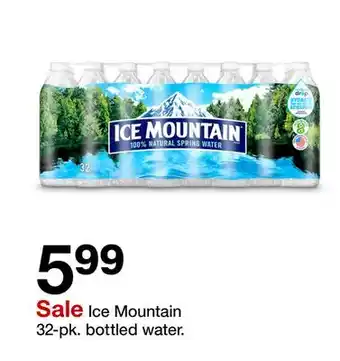 Target Ice Mountain 32-pk. bottled water offer