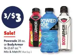 Family Dollar Powerade or Bodyarmor offer