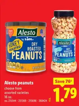 Lidl Alesto peanuts offer