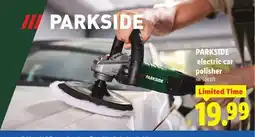 Lidl PARKSIDE electric car polisher offer