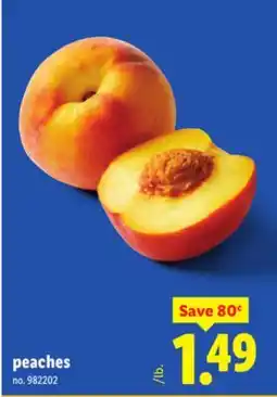 Lidl peaches offer
