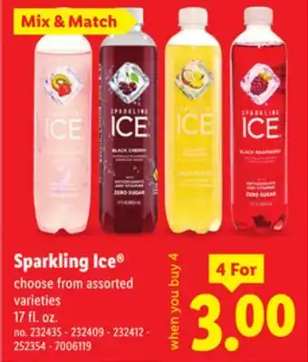 Lidl Sparkling Ice offer