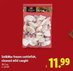Lidl Sol&Mar frozen cuttlefish, cleaned wild caught offer