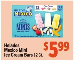 Vallarta Supermarkets Helados Mexico Mini Ice Cream Bars offer