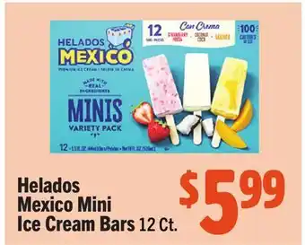 Vallarta Supermarkets Helados Mexico Mini Ice Cream Bars offer