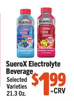 Vallarta Supermarkets SueroX Electrolyte Beverage offer