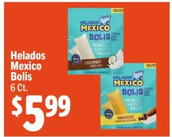 Vallarta Supermarkets Helados Mexico Bolis offer