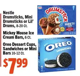 Vallarta Supermarkets Nestle Drumsticks, Mini Drumsticks or Lil' Drums offer