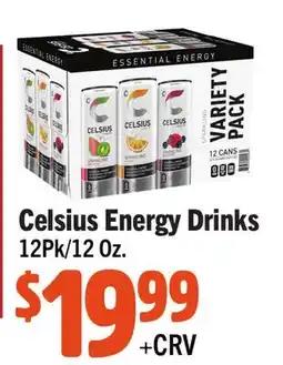 Vallarta Supermarkets Celsius Energy Drinks offer