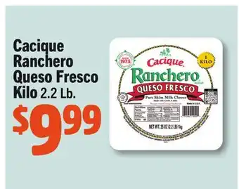 Vallarta Supermarkets Cacique Ranchero Queso Fresco offer