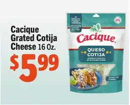 Vallarta Supermarkets Cacique Grated Cotija Cheese offer