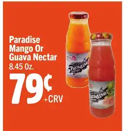Vallarta Supermarkets Paradise Mango Or Guava Nectar offer