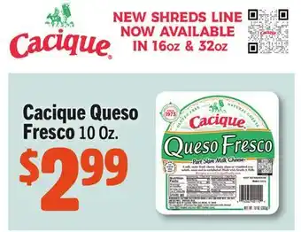 Vallarta Supermarkets Cacique Queso Fresco offer