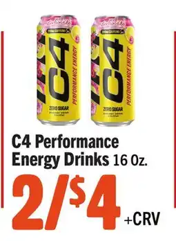 Vallarta Supermarkets C4 Performance Energy Drinks offer