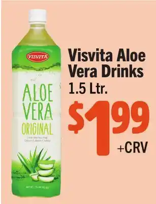 Vallarta Supermarkets Visvita Aloe Vera Drinks offer