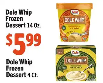 Vallarta Supermarkets Dole Whip Frozen Dessert offer