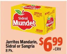 Vallarta Supermarkets Jarritos Mandarin, Sidral or Sangria offer