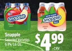 Vallarta Supermarkets Snapple offer
