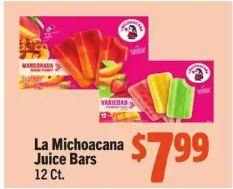 Vallarta Supermarkets La Michoacana Juice Bars offer