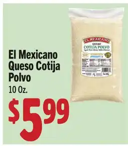 Vallarta Supermarkets El Mexicano Queso Cotija Polvo offer