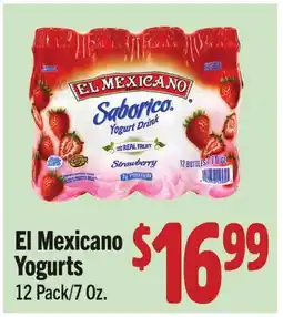 Vallarta Supermarkets El Mexicano Yogurts offer