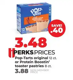 Hy-Vee Pop-Tarts original 12 ct. or Protein Boostin' toaster pastries 8 ct offer