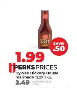 Hy-Vee Hy-Vee Hickory House marinade offer