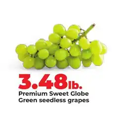 Hy-Vee Premium Sweet Globe Green seedless grapes offer