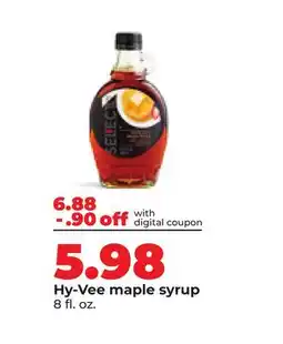 Hy-Vee Hy-Vee maple syrup offer