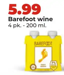 Hy-Vee Barefoot wine offer