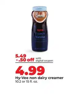 Hy-Vee Hy-Vee non dairy creamer offer