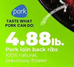 Hy-Vee Pork loin back ribs offer