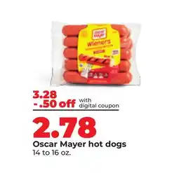 Hy-Vee Oscar Mayer hot dogs offer