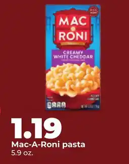 Hy-Vee Mac-A-Roni pasta offer