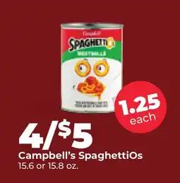 Hy-Vee Campbell's SpaghettiOs offer