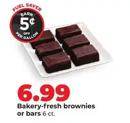 Hy-Vee Bakery-fresh brownies or bars offer