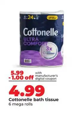 Hy-Vee Cottonelle bath tissue offer