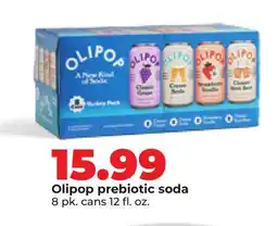 Hy-Vee Olipop prebiotic soda offer