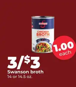 Hy-Vee Swanson broth offer