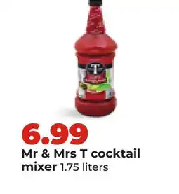 Hy-Vee Mr & Mrs T cocktail mixer offer