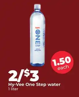 Hy-Vee Hy-Vee One Step water offer