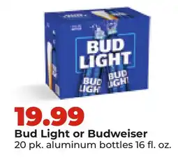 Hy-Vee Bud Light or Budweiser offer