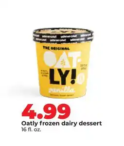 Hy-Vee Oatly frozen dairy dessert offer