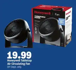 Meijer Honeywell Tabletop Air Circulating Fan offer