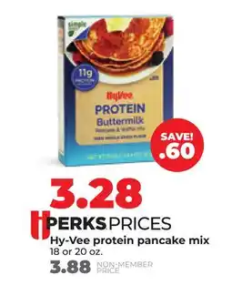 Hy-Vee Hy-Vee protein pancake mix offer