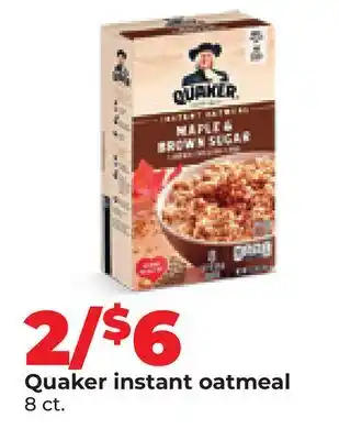 Hy-Vee Quaker instant oatmeal offer