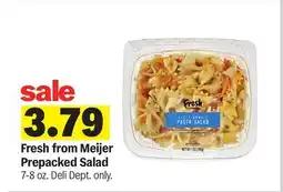 Meijer Fresh from Meijer Prepacked Salad offer
